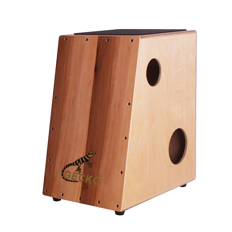 Cajon Box Drum - กลองคาฮอง GECKO CX02 ทรงเฉียง ผิวสัมผัสกลิ่นหอมสดชื่นจากไม้แอปเปิ้ล ตัวกลองทำจากไม้เบิร์ช