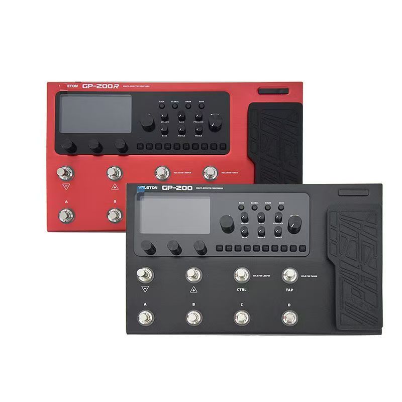 Musical Instrument With A - ซาวด์การ์ดกีตาร์ไฟฟ้าเบสซินธิไซเซอร์คุณภาพสูง Valeton GP200 อุปกรณ์เสริมเครื่องดนตรีระดับมืออาชีพ