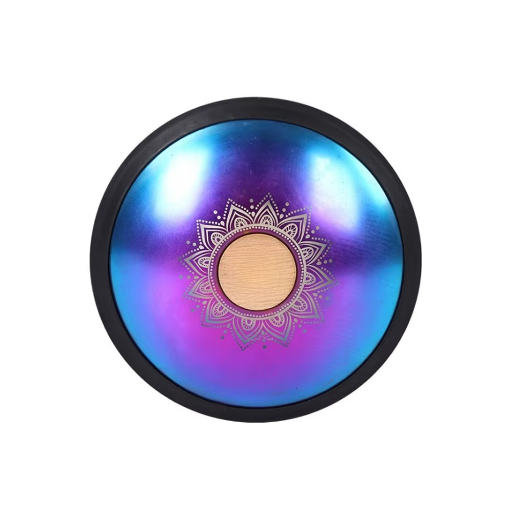 Musical Instrument Handpan - แฮนด์แพนทังค์ดรัมเหล็กกล้าคาร์บอนคุณภาพสูง คีย์ A/C/D/E/F/G/A/C/D หลากสี เครื่องดนตรี