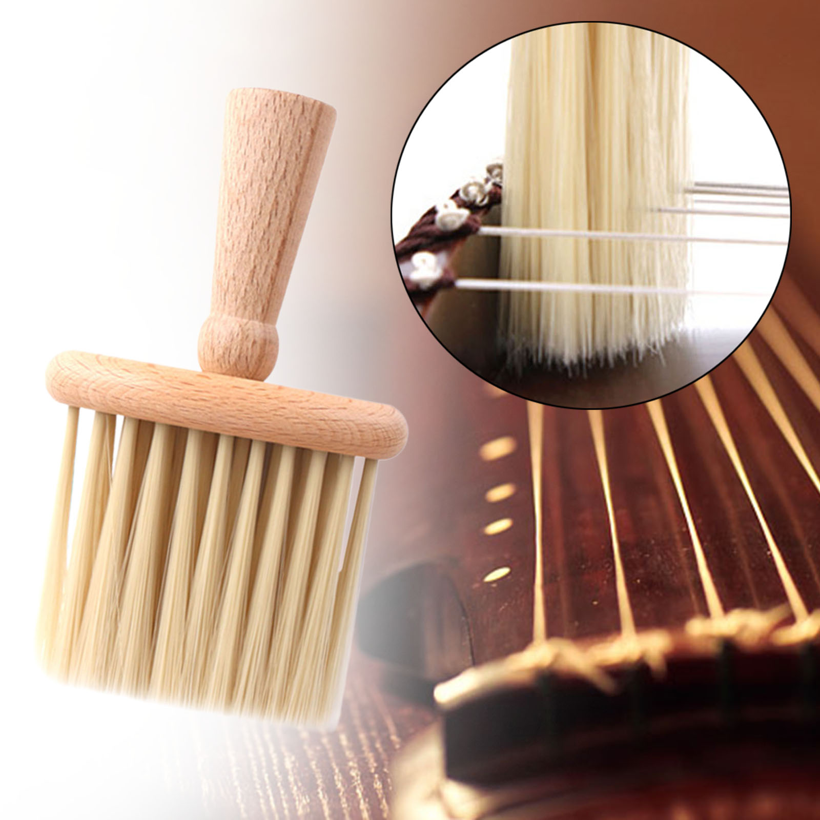 Musical Instrument Veena - Guzheng แปรงทําความสะอาดขนแปรงนุ่ม Ukulele ไวโอลินแปรงทําความสะอาดกีตาร์ขนาดเล็กแปรงทําความสะอาดเครื่องมือสําหรับเครื่องดนตรี