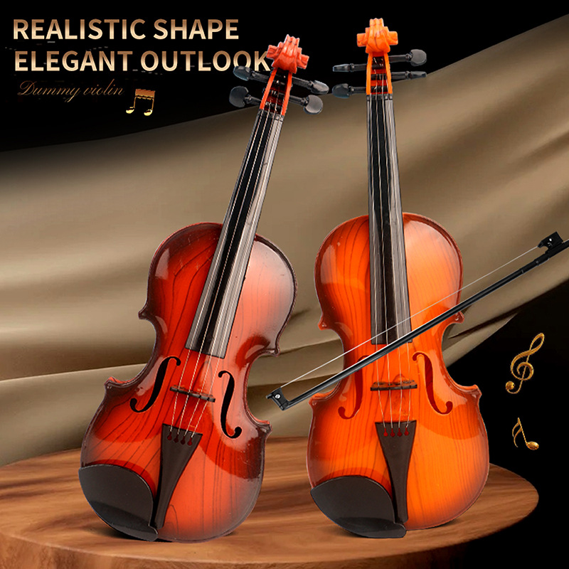 Musical Instrument Veena - อะคูสติกไวโอลินของเล่นปรับสตริงจําลองเครื่องดนตรีฝึกของเล่นสําหรับเด็กของขวัญวันเกิดเด็ก