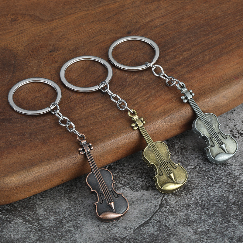 พวงกุญแจไวโอลินจิ๋วสไตล์วินเทจ - Musical Instrument Veena บทวิจารณ์และราคา