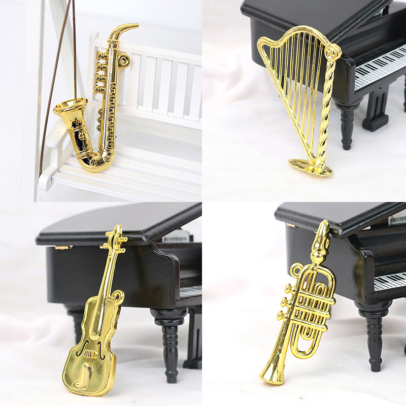 5/10/20PCS คละสไตล์สีทองมินิเค - Musical Instrument Cello บทวิจารณ์และราคา