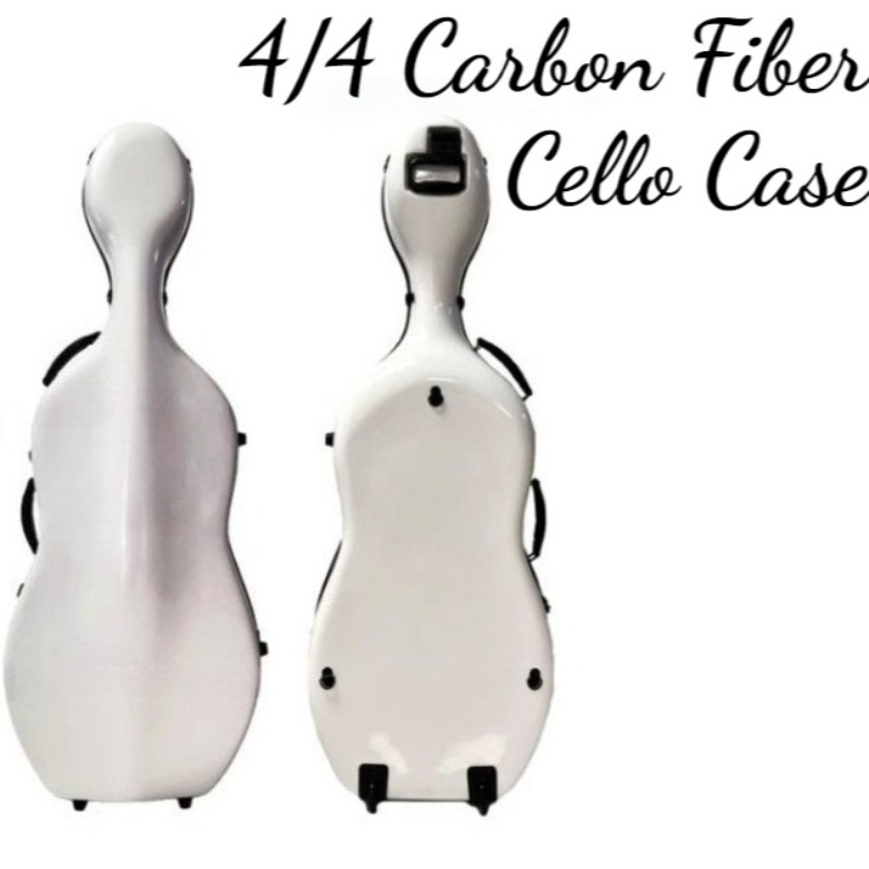 4/4 คาร์บอนไฟเบอร์เคสเชลโล่ป้อ - Musical Instrument Cello บทวิจารณ์และราคา