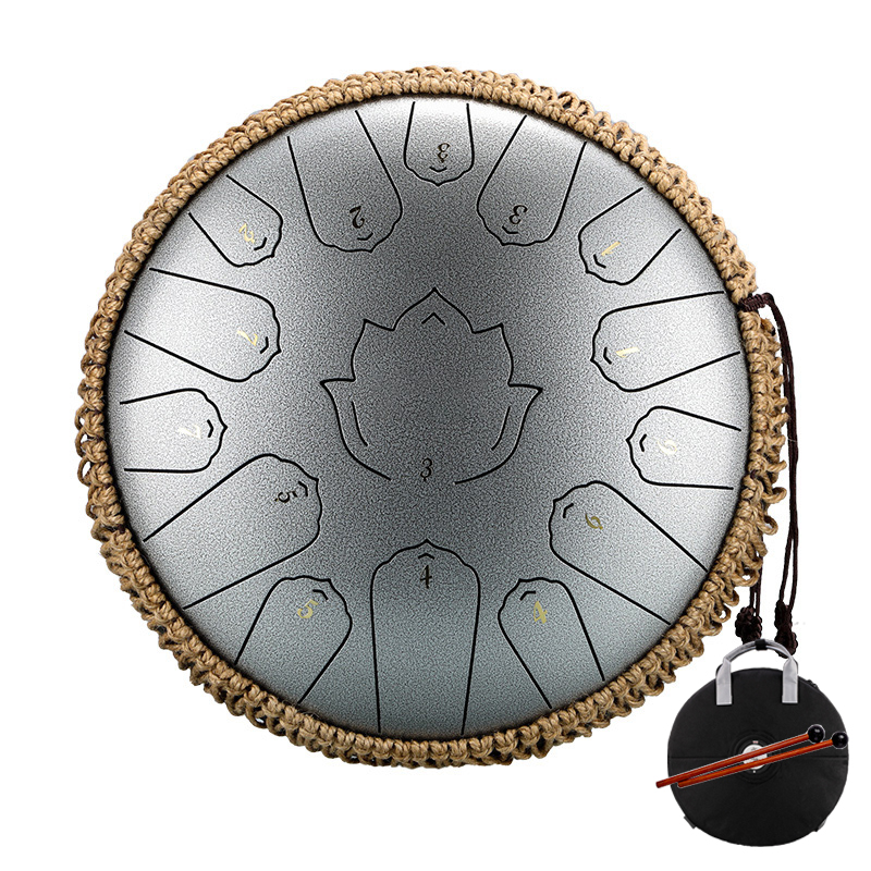 Hluru กลองกลูโคโฟนลิ้นกลองเหล็ - Musical Instrument Handpan บทวิจารณ์และราคา