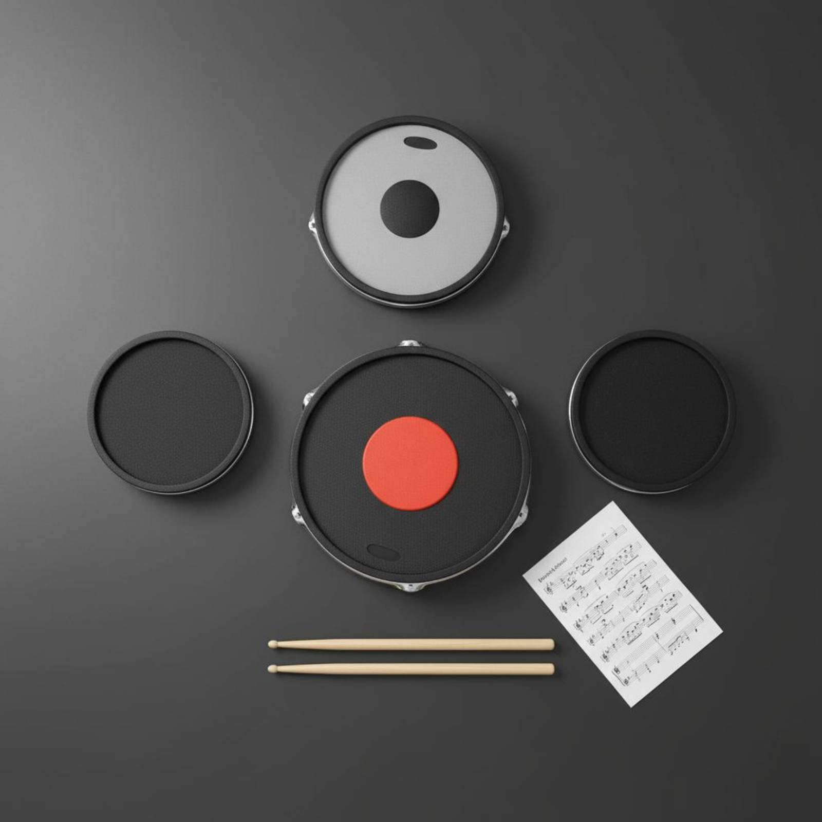 แผ่นยางปิดกลองและฉาบ ลดเสียงรบ - Musical Instrument Drum บทวิจารณ์และราคา
