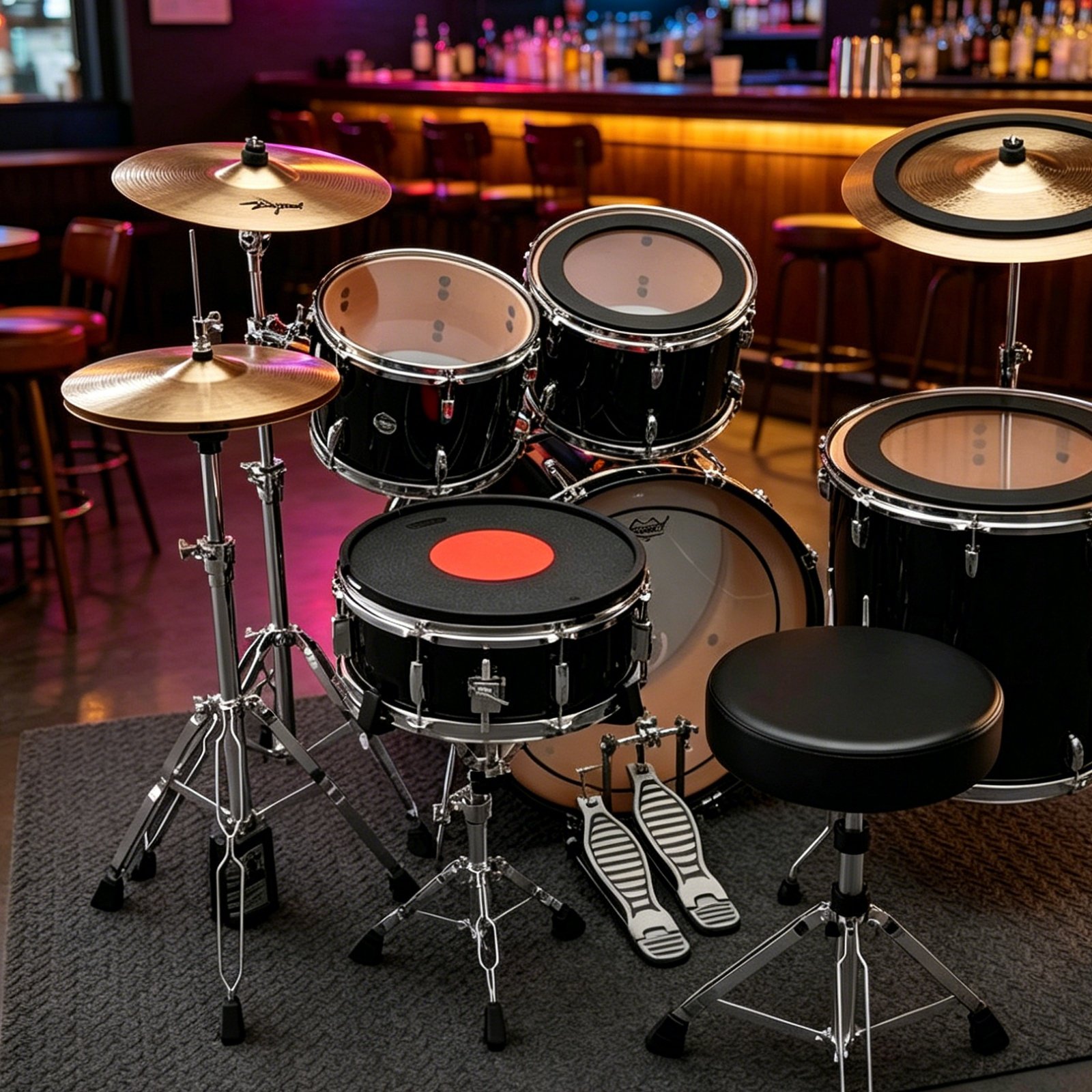 แผ่นยางปิดกลองและฉาบ ลดเสียงรบ - Musical Instrument Drum บทวิจารณ์และราคา