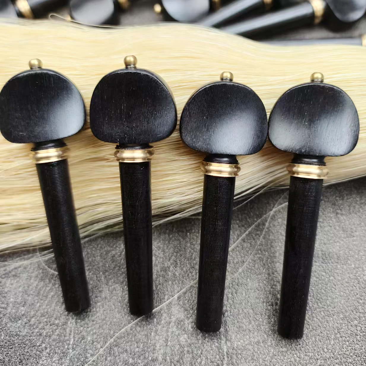 4 ชิ้นชุดไวโอลินหมุดไม้มะเกลือ - Musical Instrument Cello บทวิจารณ์และราคา