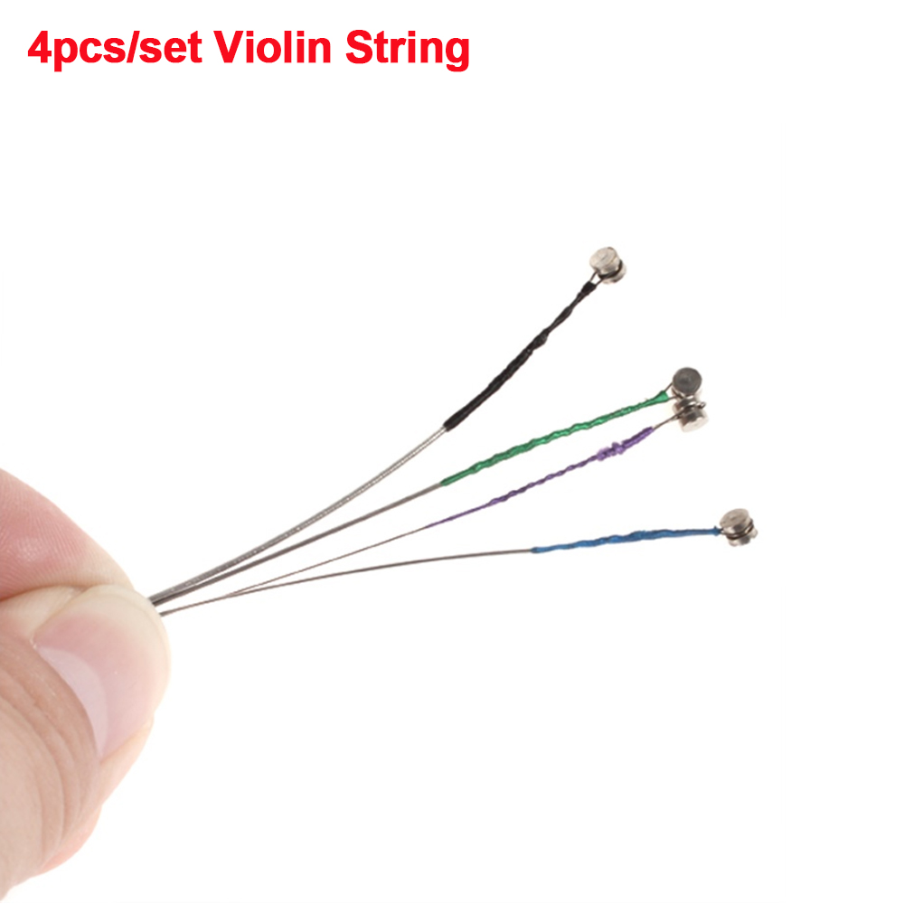 4 ชิ้น/เซ็ตสายไวโอลิน E-A-D-G  - Violin Musical Instrument บทวิจารณ์และราคา