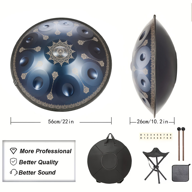 กลองแฮนด์แพน 10 โน้ต ขนาด 22 น - Musical Instrument Drum บทวิจารณ์และราคา