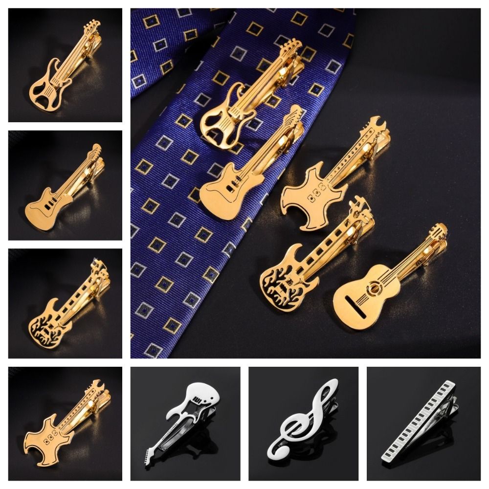 แฟชั่น Treble Clef กีตาร์ Tie  - Musical Instrument Symbols บทวิจารณ์และราคา