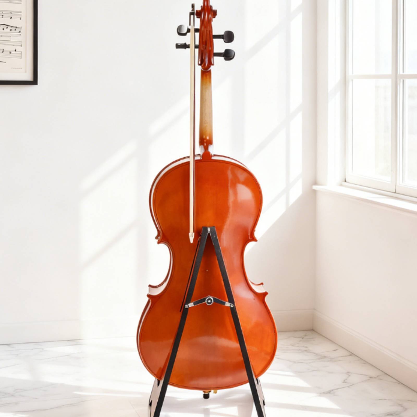 ขาตั้งเชลโลแบบตั้งพื้น ดีไซน์ส - Musical Instrument Cello บทวิจารณ์และราคา