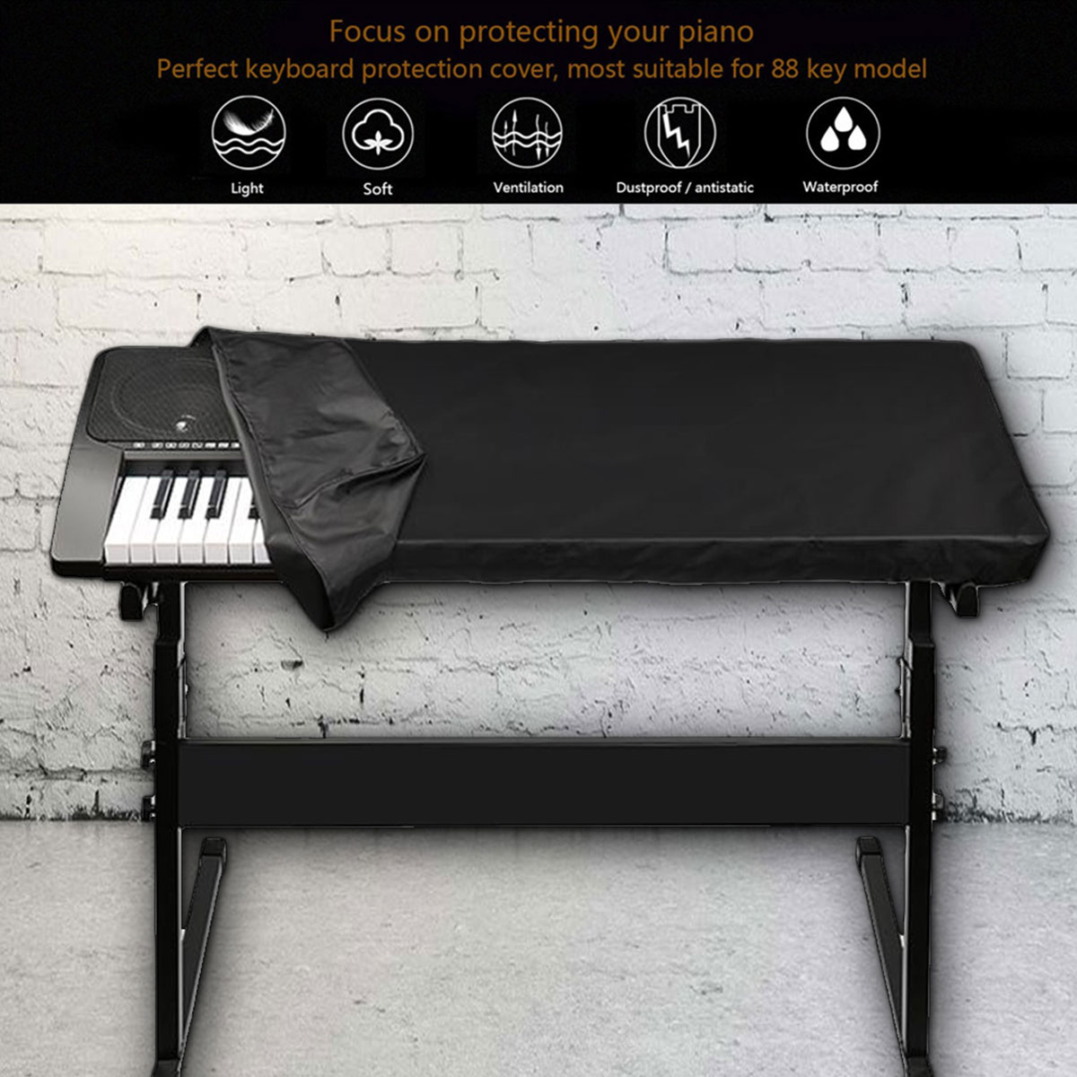 ที่คลุมเปียโนอิเล็กทรอนิกส์61/ - Musical Instruments Names บทวิจารณ์และราคา