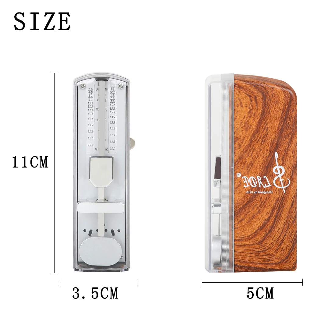 เครื่องตั้งจังหวะแบบกลไกแบบพกพ - Violin Musical Instrument บทวิจารณ์และราคา