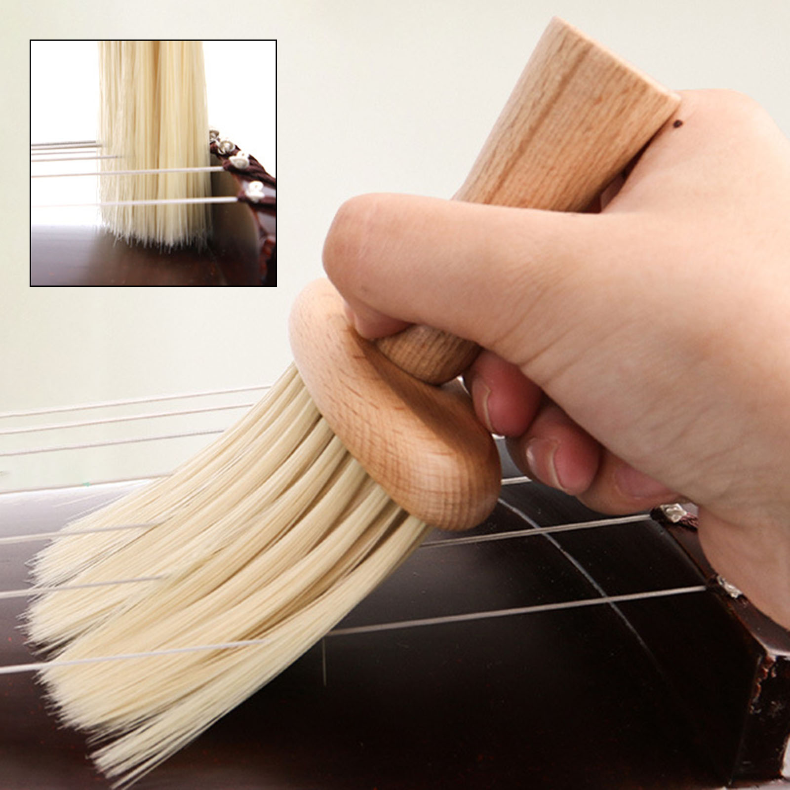 Guzheng แปรงทําความสะอาดขนแปรง - Musical Instrument Veena บทวิจารณ์และราคา