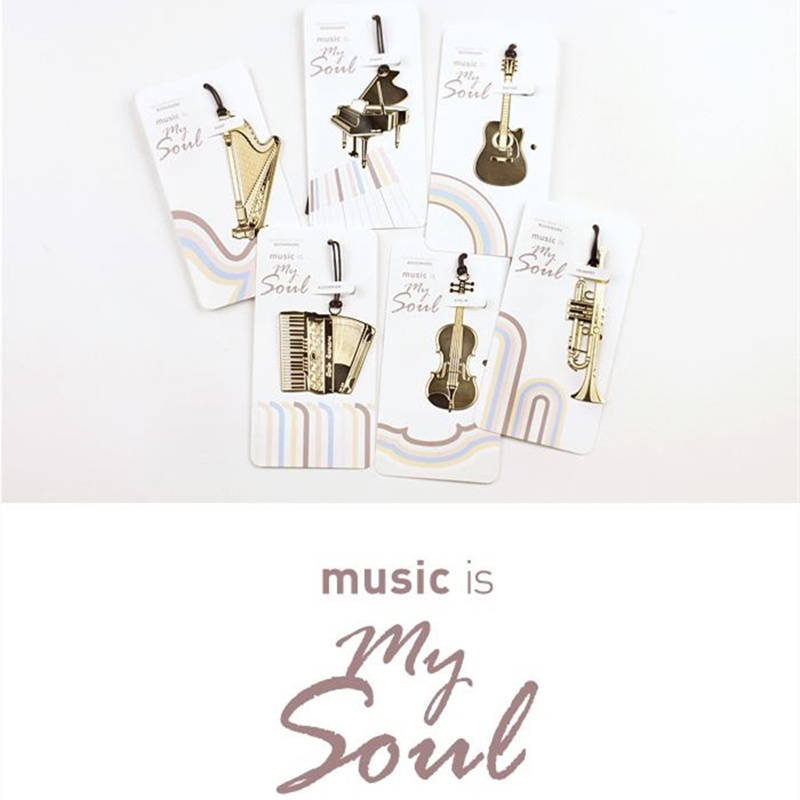 6PcsเพลงโลหะBookmark Goldสีเคร - Musical Instrument Veena บทวิจารณ์และราคา