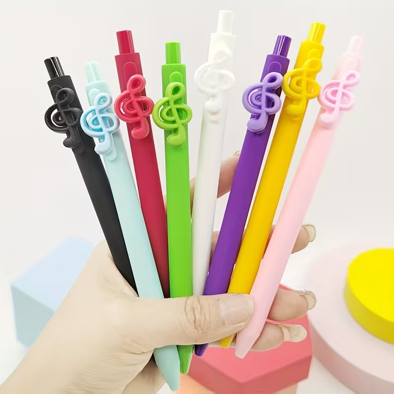 6/12 ชิ้น ปากกาลูกลื่นแบบยืดได - Musical Instrument Symbols บทวิจารณ์และราคา