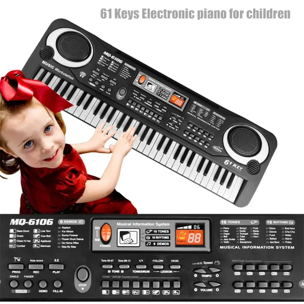 เด็กคีย์บอร์ดเปียโนอิเล็กทรอนิ - Musical Instruments Names บทวิจารณ์และราคา