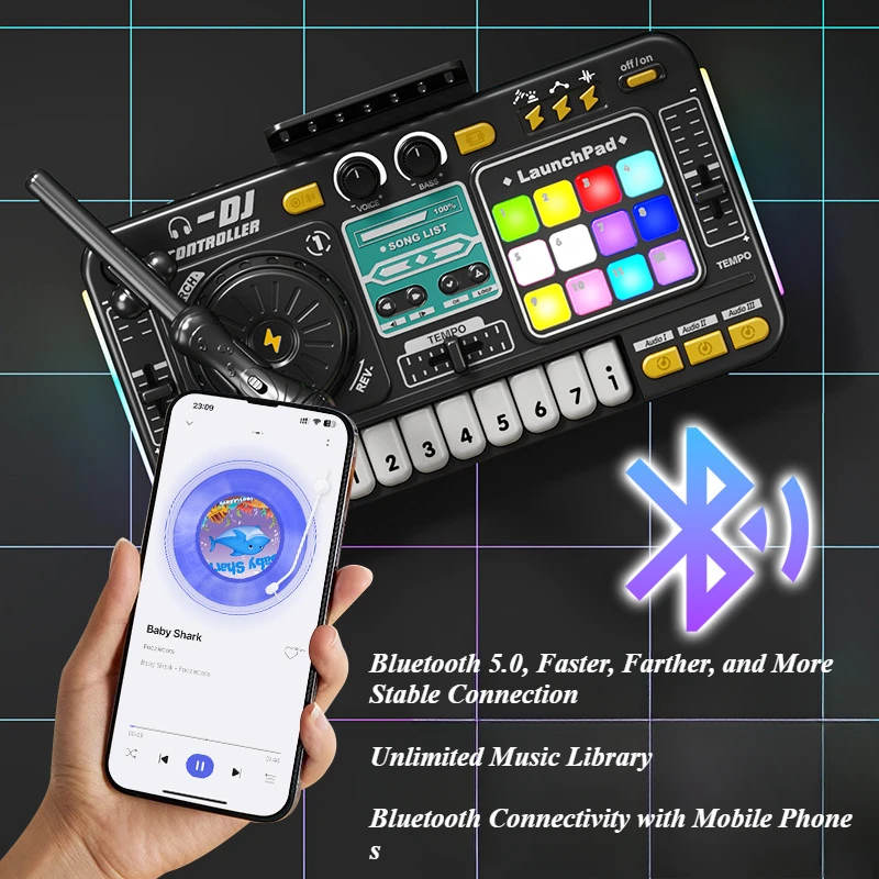 เครื่องผสมเสียงดีเจสำหรับเด็กพ - Musical Instruments Names บทวิจารณ์และราคา