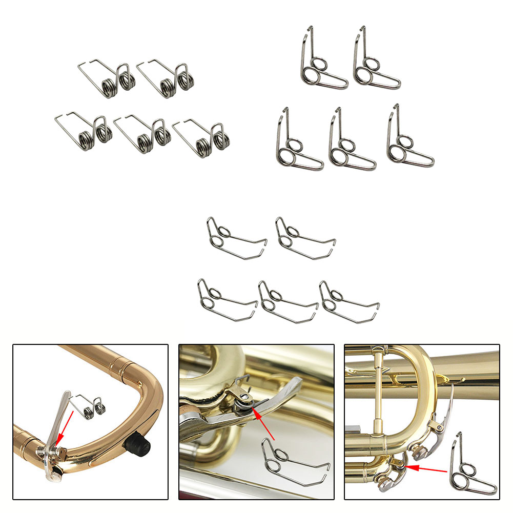 สปริงวาล์วทรัมเป็ต 5 ชิ้น สปริ - Musical Instrument Manufacturers บทวิจารณ์และราคา