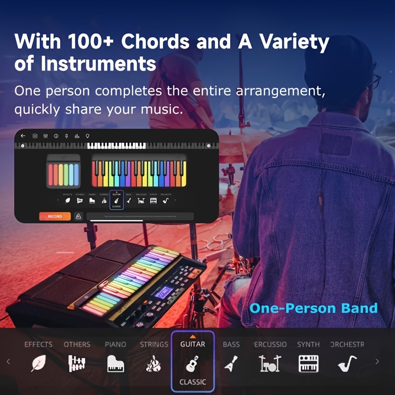 เปียโนดิจิตอลอัจฉริยะ PopuPian - Musical Instruments Names บทวิจารณ์และราคา